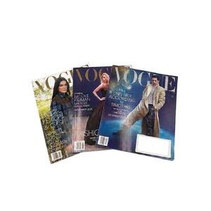 Vogue Magazine Lot of 3-October November December 2025